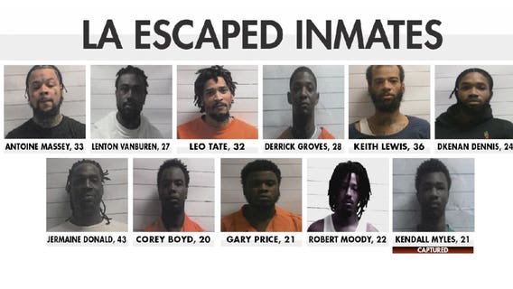 10 inmates who escaped New Orleans jail may have had inside help